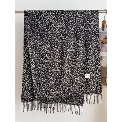 Mode Féminine de Luxe Écharpe Imprimé Léopard - Châle Pashmina Chaud Automne Hiver Bufanda Femme