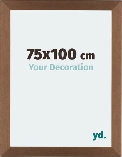Your Decoration - Fotolijst 75x100 cm - MDF - Koper Decor - Mura