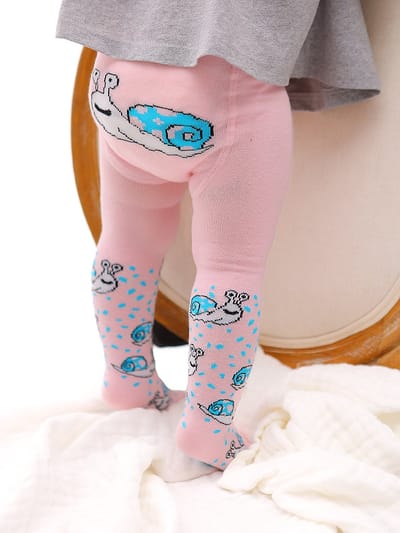 RobyKris Baby Trendy Maillot met slakken - Katoen - Roze - Maat 74-80