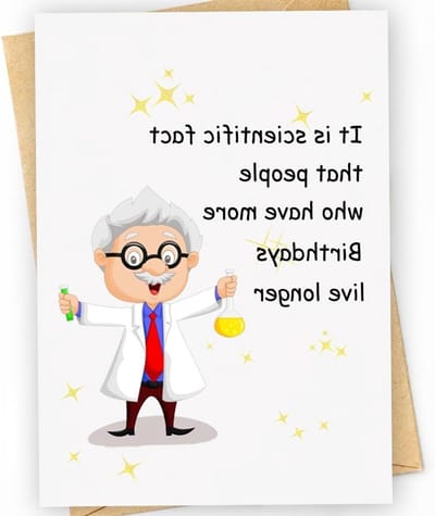 Hilarische verjaardagskaart voor mannen en vrouwen, unieke en grappige kaarten voor vrienden en familie, perfect als cadeau voor elke verjaardag