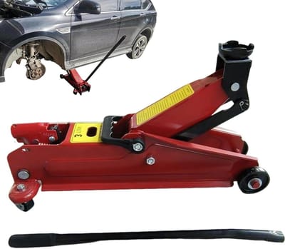 Autokrik Hydraulisch - Autoheffer Vloerkrik - Onderhoud Voertuigen - Ultraglad Tilmechanisme - 3 Ton Capaciteit - Uniek