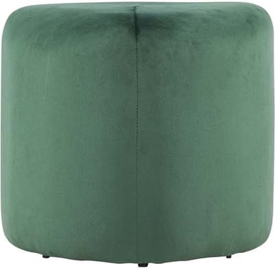Peg poef Ø46cm velours groen.