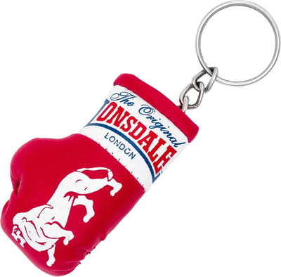 Lonsdale Mini Handschoen Sleutelhanger Rood