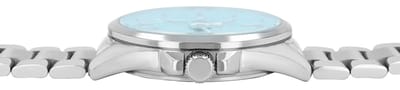 JUST WATCH herenhorloge roestvrij staal van roestvrij staal met datum- en weekdagweergave