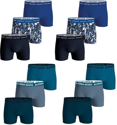 Björn Borg - Premium - 12-Pack - Boxershorts - Heren - Onderbroeken - Brede Band - Multi kleuren - Maat M