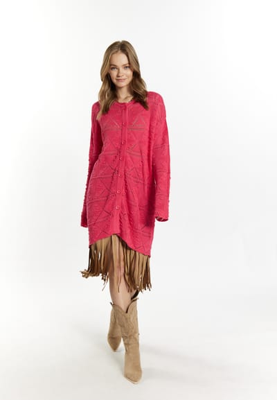 IZIA Longcardigan Dames roze