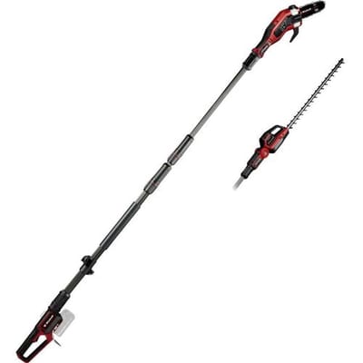 Einhell Professional Accu Tuin-Multitool GP-HC 18/5020 Li T Solo - Power X-Change - 18 V/Li-ion - Zwaardlengte kettingzaag: 200 mm - Bladlengte heggenschaar: 500 mm - Tandafstand: 25 mm - Excl. accu en lader