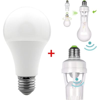 E27 Lamp met PIR Bewegingssensor Lamphouder E27 Sokkel Converter Ampoule LED E27 Lampvoet Intelligente Schakelaar Lamp Lampvoet