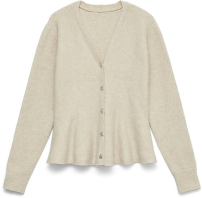 VERO MODA - VMGRACE LS V-NECK FITTED CARDIGAN EXC - Dames - Cardigans