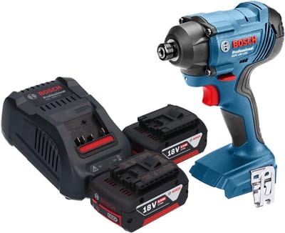 Bosch GDR 18V-160 Professionele accu-slagmoersleutel 18 V 160 Nm 1/4" + 2x oplaadbare accu 5.0 Ah + lader