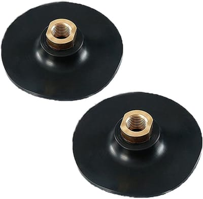 Steunplaat met klittenbandsluiting, 4-inch steunplaat met klittenbandsluiting voor slijpmachines, M14 boring