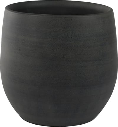Ter Steege Plantenpot - moderne - grafiet look - 26 x 26 cm