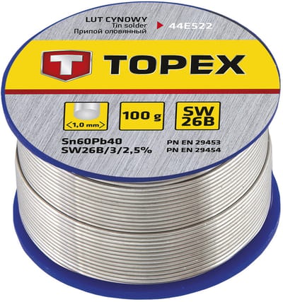 Topex Soldeertin 1mm harskern