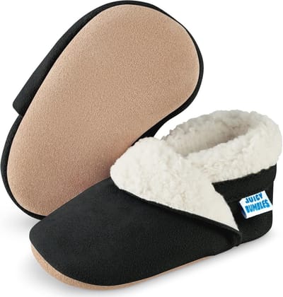 Suède Babyslofjes met Fleece Voering - Comfortabele Schoentjes voor Kleuters en Kinderen