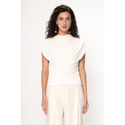VIVEH Raza Top Coconut Milk Maat: 40 | Blouses Outlet | Dames | Wit