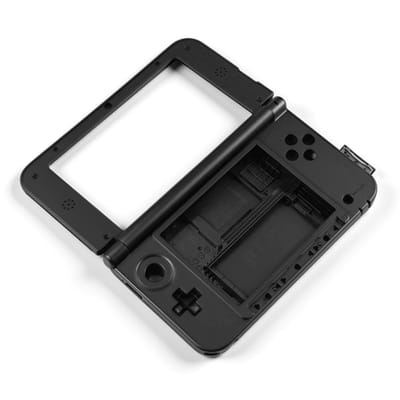 Dailygoods - Volledige Behuizingsreparatieonderdelen - Vervangingsset - Hoogwaardige materialen - Zwart - 3DS XL - Geschikt voor 3DS XL - Volledige ve...