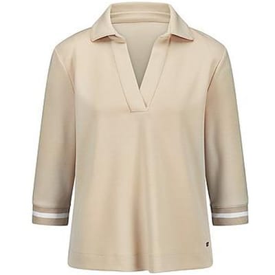 Poloshirt Van BASLER beige