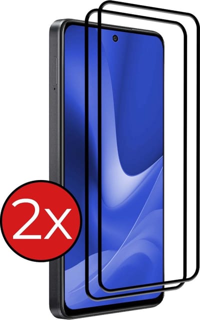 Screenprotector - 2 Stuks - Geschikt voor OPPO A79 - Full Cover - Beschermglas - Gehard Glas - Tempered Glass - Screen Protector
