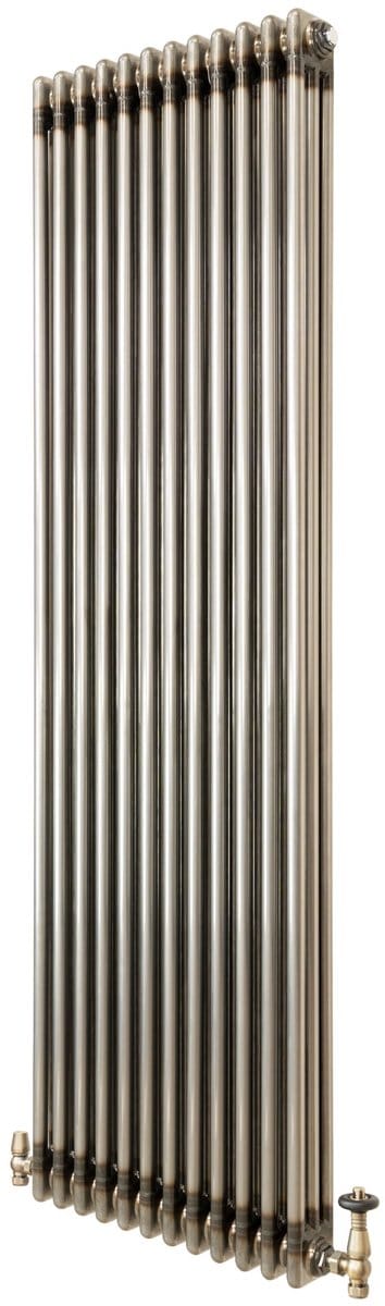 Kolomradiator - 3-kolom 1800x560 mm - ruw metaal - incl. kraan
