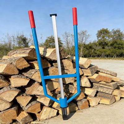 Handmatige Houtsplijter - Houthakmolen - Brandhout Maken - Traagheidsontwerp - 94 cm Lengte - Metaal