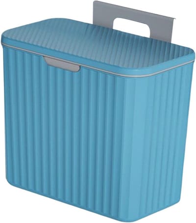Hangende Afvalbak - Keuken Compostbak - Afval Scheiden - Afsluitbare Deksel - 26 x 16 x 23 cm