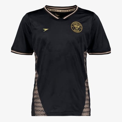 Dutchy Dry kinder voetbal T-shirt zwart - Maat 116