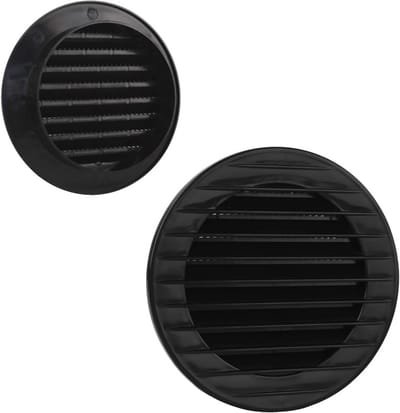 Rond Ventilatierooster met Insectengaas in Diverse Kleuren en Maten | Universeel Toepasbaar