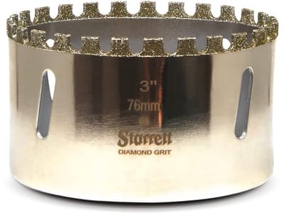 Zaag Gaten - Boor - Keramiek Zagen - Diamant Coating - 76 mm - Zilver
