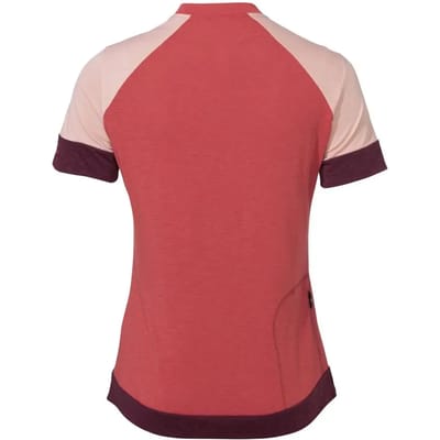 Vaude Bike Altissimo Q-zip Korte Mouw Wielertrui Roze 36 Vrouw