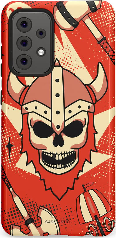 Casetastic Hoesje Geschikt voor Samsung A52 (4G/5G/s) - Stijlvolle Beschermende Duo-layer Case - Vurige Valhalla