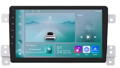 Autoradio met bluetooth - Carplay - Voor Suzuki Grand Vitara 3 (2005-2015) - Geschikt voor Apple en Android - Stereo - Navigatie - Navigatiesysteem auto
