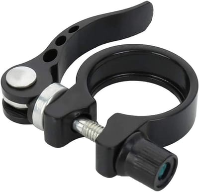 JGS Premium - Zadelpen klem snelspanner voor fietszadelpen 272 / 286 mm racefiets MTB (zwart)