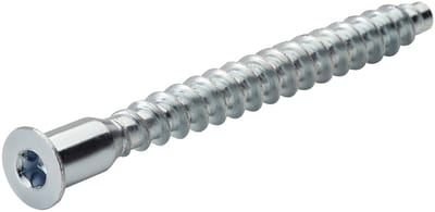 50 x Eendelige verbinder Binnenzeskant SW4 7 x 50 mm Platkop verbinder Corpusverbinder staal verzinkt van SOTECH