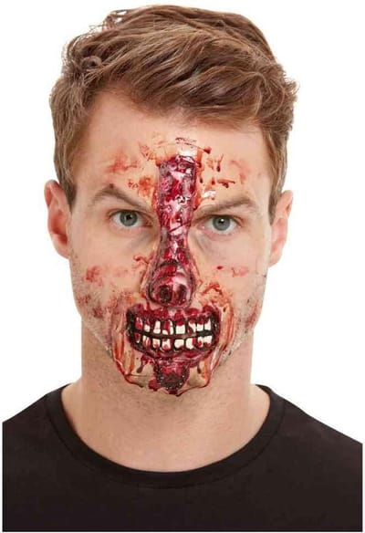 Smiffys - Exposed Nose & Mouth Nepwond - Rood