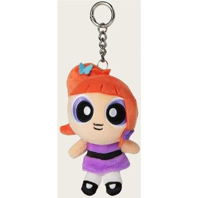 *Cartoon Anime The Powerpuff And Girls Serie Pluche Speelgoed Sleutelhanger Kawaii Karakter Schattig Knuffel Speelgoed Rugzak Sleutelhanger Cadeau voor Meisjes beige