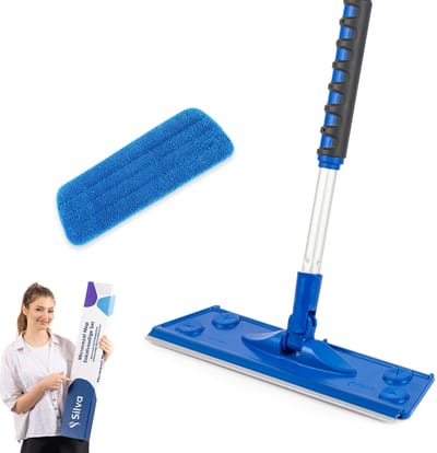 Silva Microvezel Dweil - Dweilsysteem - Vloerwisser - Vloermop - Muurdoek - Mop - 42 cm Wisbreedte