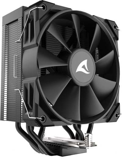 Sharkoon A40 Black - 500 - 1800 rpm - 30 dBA - voor Intel LGA: 1851, 1700, 1200, 115x - AMD AM5, AM4 - 4 heatpipers - 4-pin PWM - zwart