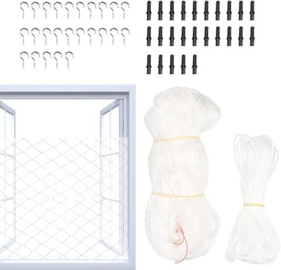 Balkonnet voor katten - Huisdierenscherm gaas - Veilige speelruimte - Versterkt slijtvast materiaal - 3x2 Meter