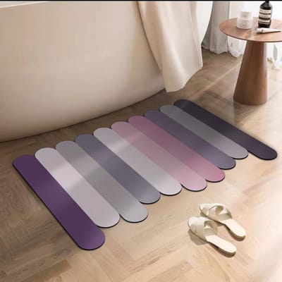 Zachte Waxy Kleur Kleine Verse Badkamer Diatomeeënaarde Mat Toilet Vocht-absorberende Mat Antislip Huis Toilet Tapijt Duurzaam 40 * 60cm