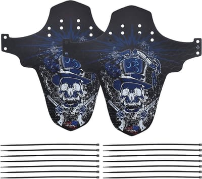 MTB Fietsmudguards Set voor Mountainbike - Voorvork en Achterspatbord - Ultra Dun en Lichtgewicht voor 26" tot 29" Wielen