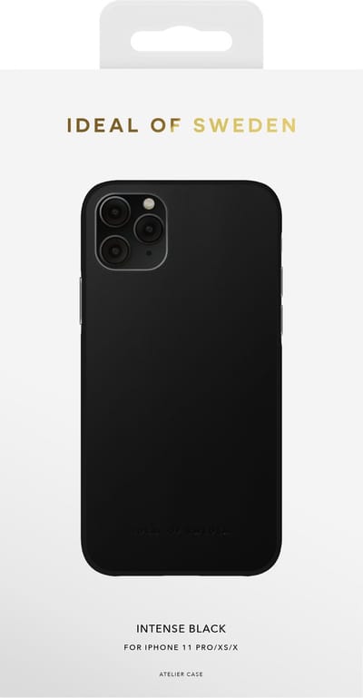 Ideal of Sweden Atelier Case Introductory Unity iPhone 11 Pro/XS/X Intense Black