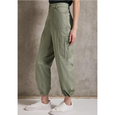 Papertouch broek met rechte pijpen