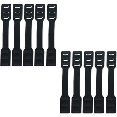 CA00833-Troisième vitesse réglable masque oreille extension crochet point 10 pcs CJJ200415891BKEua