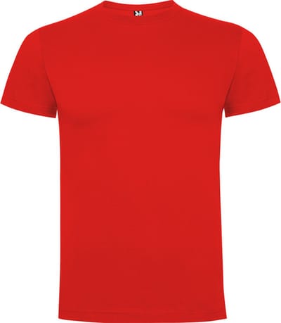 5 Pack Rood t-shirts Roly Dogo Premium Kids 4 jaar 98 - 104