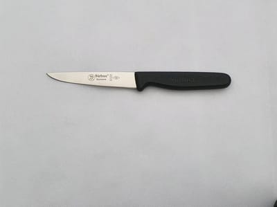 Sürbisa 61004 Schilmes & Snijmes - Compact Keukenmes voor Groente, Vlees & Noten - RVS - Lemmet 9,5 cm - Zwart