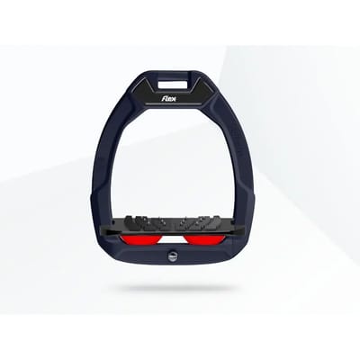 Ultra Grip Veiligheidsbeugels Paardrijden Incliné Rood/Zwart/Rood Flex-On Safe-On