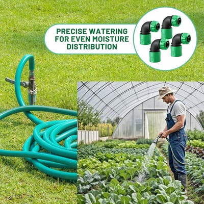 Pack of 4 Tuin Slangconnectoren - Waterkraan Adapter - Slang Verbinder - Tuinaccessoires