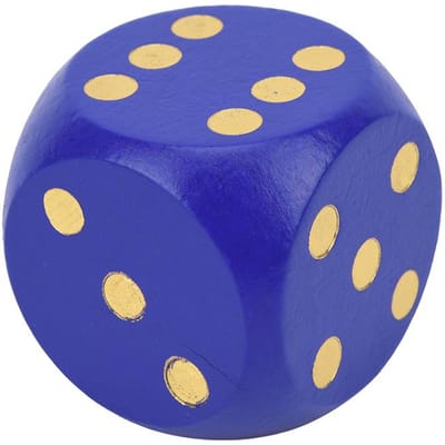 1PC 3cm 5cm Grote Houten Dobbelstenen Kubussen Nummer Of Punt Kubussen Ronde Coener Kid Toys Spel 6 Zijdige Dobbelstenen 5cm