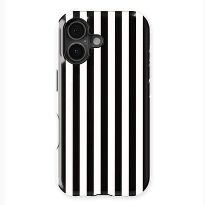 DripCase Gestreept Hoesje geschikt voor iPhone 17 | Backcover met Mag | Stripes Motief | Trendy Case geschikt voor iPhone 17 met Strepen Piano Lane