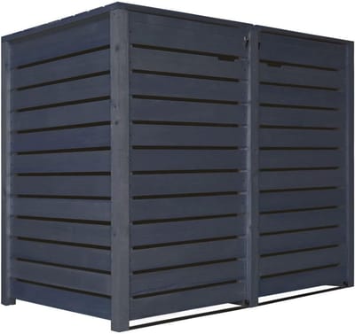 CRLYN® Kliko Ombouw - Containerberging - Kast Dubbel - Antraciet